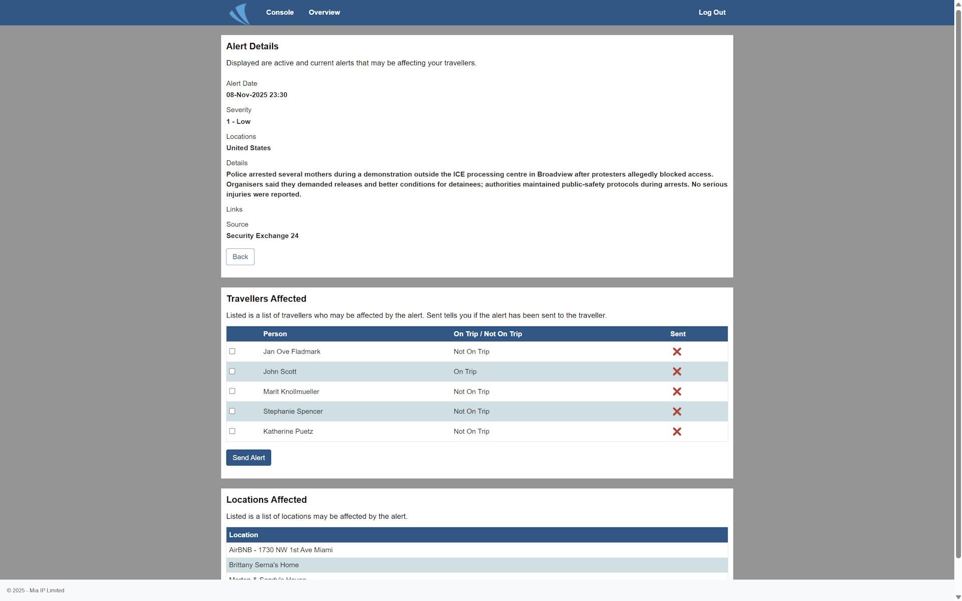 Voyage Manager context powering targeted alerting